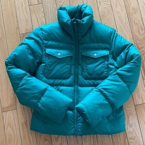Ralph Lauren Teal Puffer Jacket